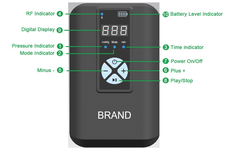 wireless air pressure therapy machine