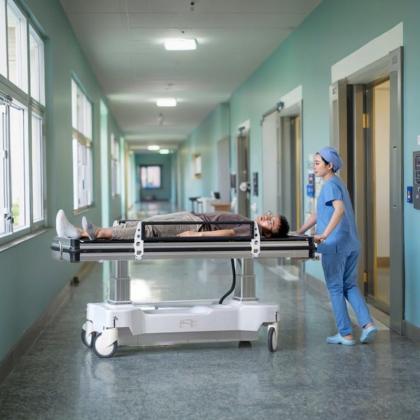 automatic patient transfer bed